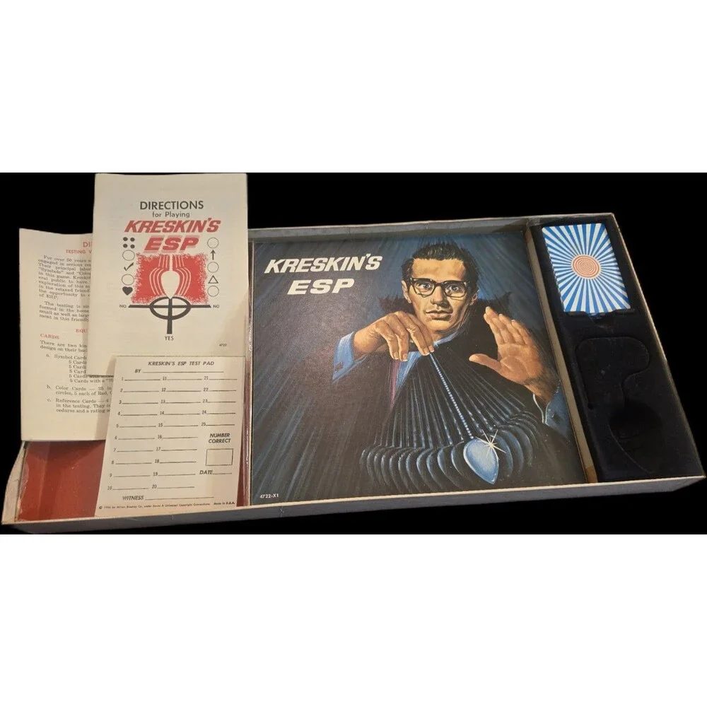 1967 Kreskin's ESP Game by Milton Bradley Missing Pendulum